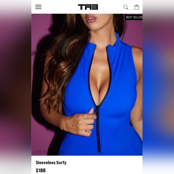 TA3  Waist Cinching SWIMSUIT - Picture 2 of 12